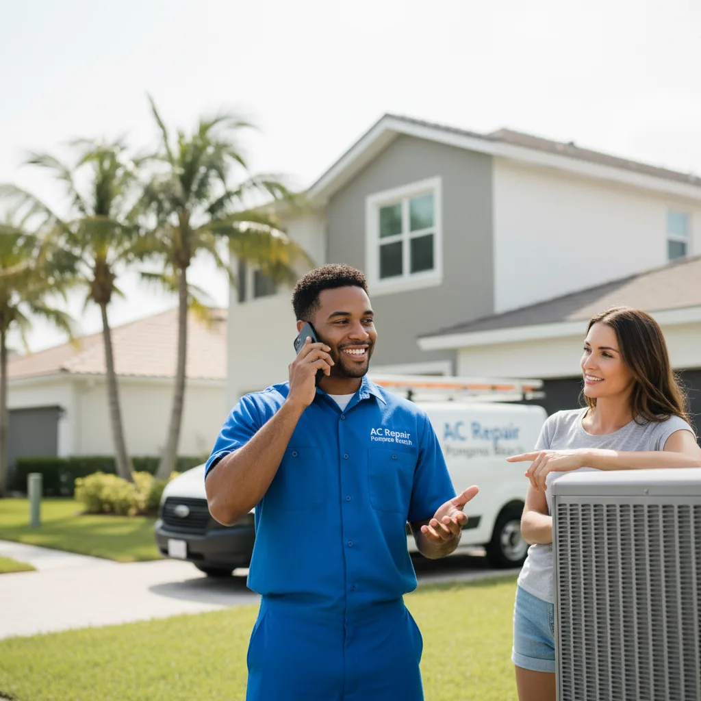 AC Repair Pompano Beach customer support in Fenton
